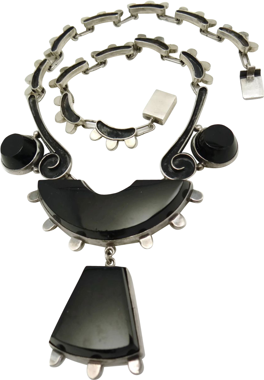 Circa Pre-1948, Here Is A Stunning Necklace From Noted - Chain (1213x1213), Png Download
