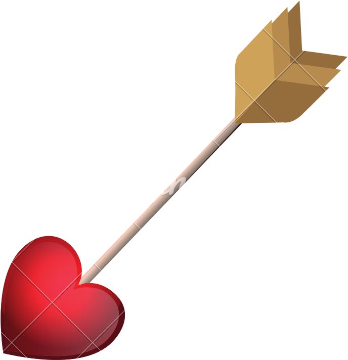 Cupid Arrow Flyer Template Isolated Cupid Arrow Icons - Cupid (800x800), Png Download