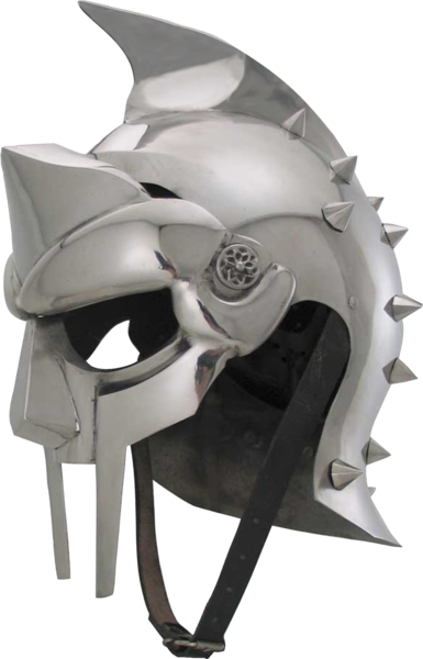Share This Image - Gladiator Helmet (385x600), Png Download