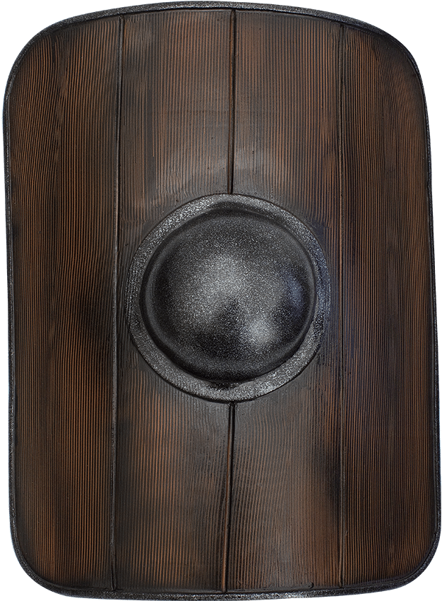 Wooden Gladiator Larp Shi - Gladiatorenschild In Holzoptik (850x850), Png Download