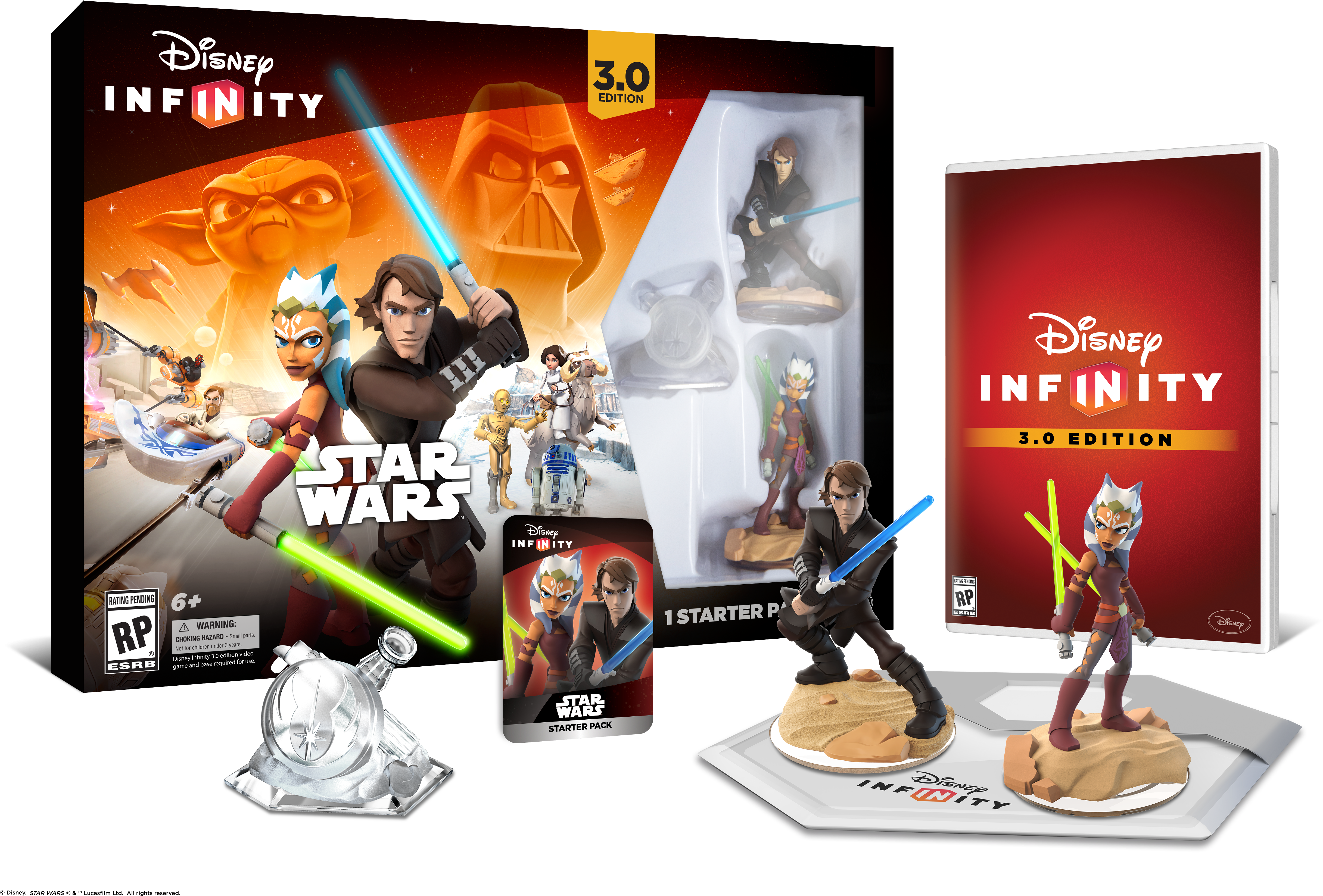 Inf3 Starterpack Beautyshot Agnostic - Disney Infinity 3.0 Starter Pack (5020x3361), Png Download