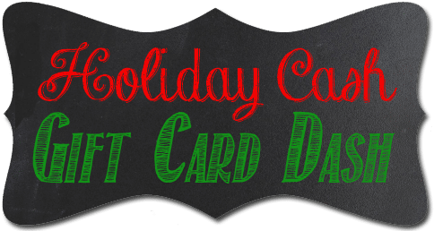 Holiday Cash Gift Card Dash - Holiday (500x261), Png Download