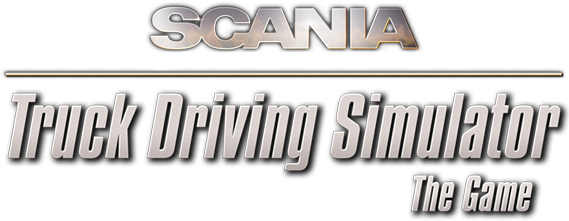 Scania Truck Driving Simulator - Scania Truck Driving Simulator Logo (583x231), Png Download