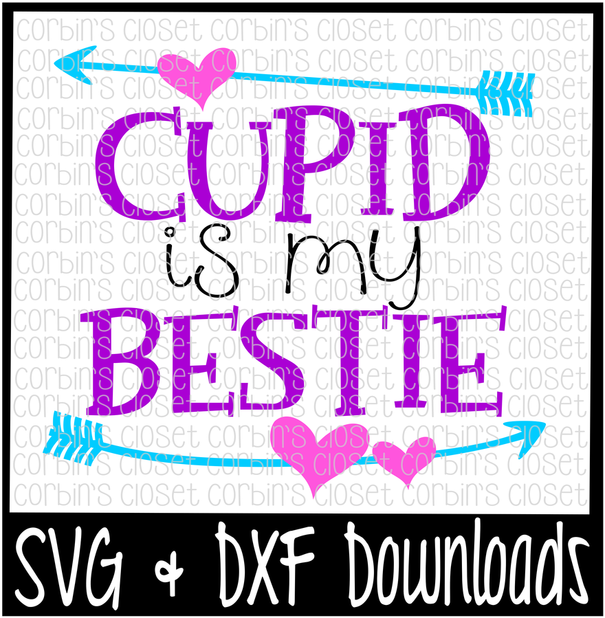 Valentine Svg * Cupid Is My Bestie * Valentine's Day - Peace Out 1st Grade (1400x932), Png Download