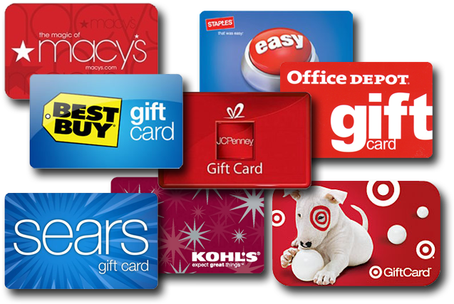 Store Gift Cards (648x432), Png Download