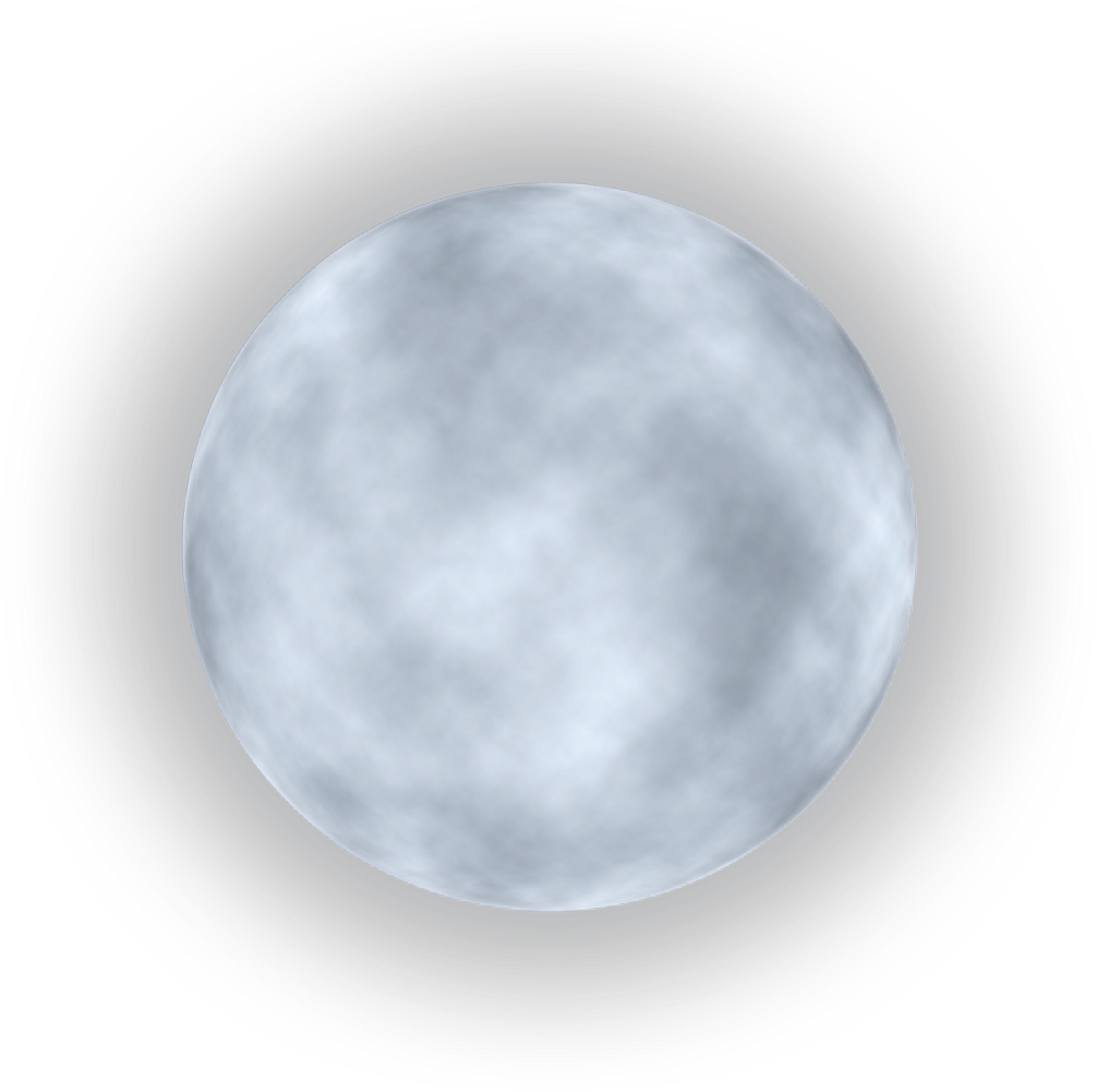 Ftestickers Moon Glowing Luminous - Moon (1024x1024), Png Download