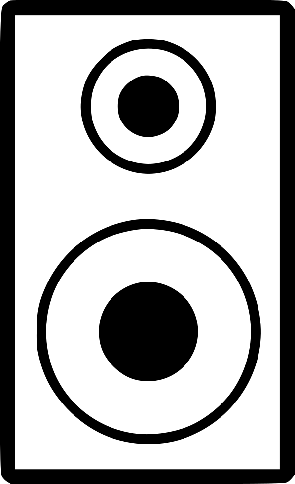 Sound System - - Portable Network Graphics (598x980), Png Download