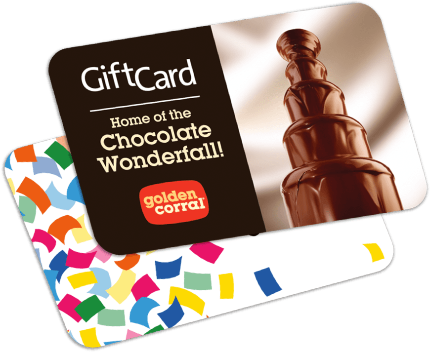 Image Of Gift Cards - Golden Corral (870x713), Png Download