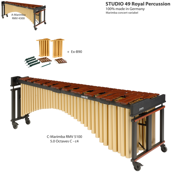 Extension To C Marimba Ex B90 - Extension For Marimba (600x600), Png Download