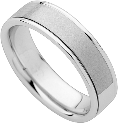 White Gold Gents Wedding Band C902 - Gents Wedding Bands White Gold (500x500), Png Download