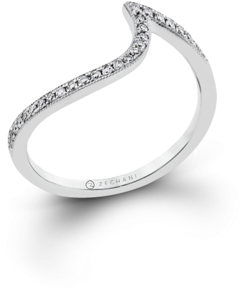 Zeghani Diamond Wedding Band - Pre-engagement Ring (600x600), Png Download