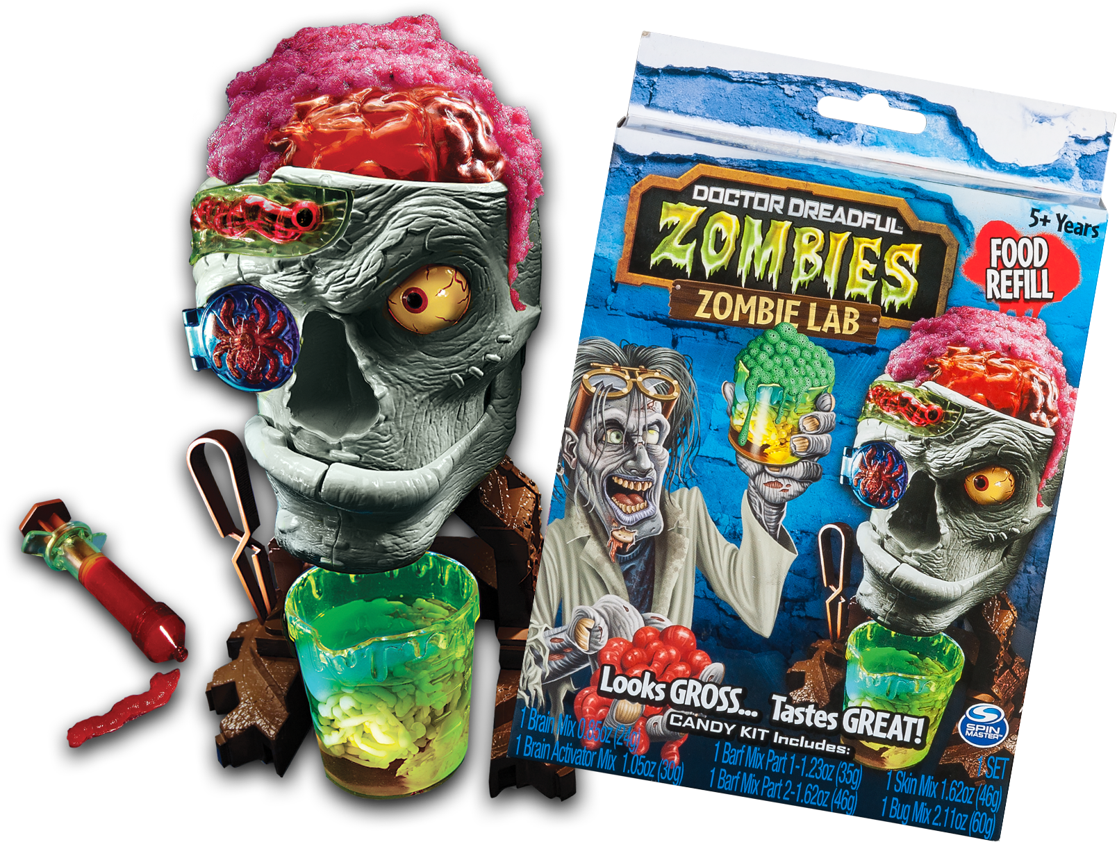 Zombie Lab Refill - Doctor Dreadful Dr.dreadful Zombie Lab (1608x1213), Png Download
