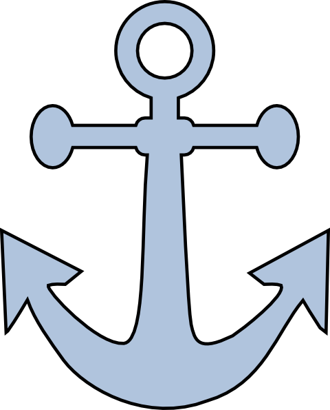 Anchor Svg Clip Arts 480 X 595 Px (480x595), Png Download