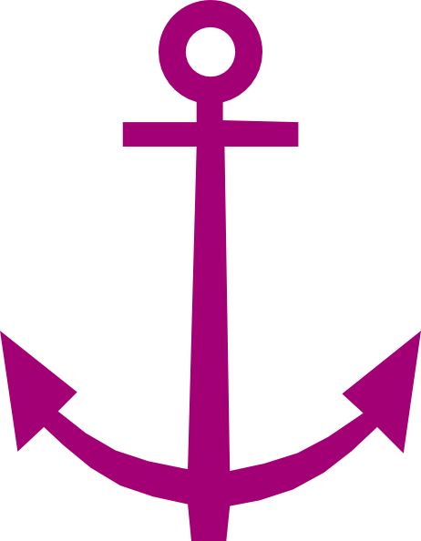 How To Set Use Anchor Symbol Clipart - Anchorage Symbol On Chart (462x594), Png Download