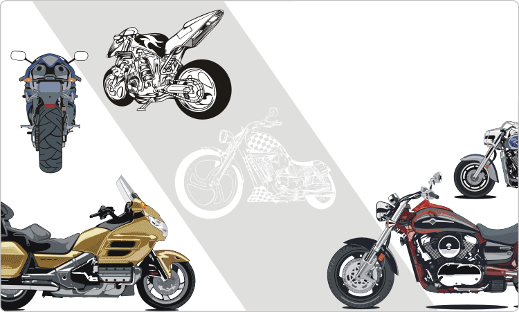 Motorcycles Clipart - Honda Goldwing 2010 (750x451), Png Download