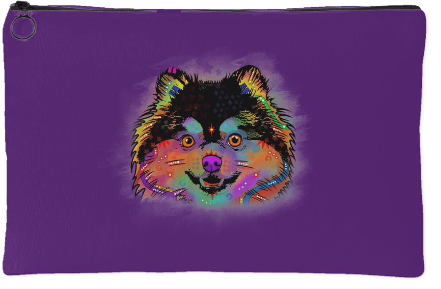 Pomeranian Accessory Pouch, Royal Purple - Mane (1024x1024), Png Download