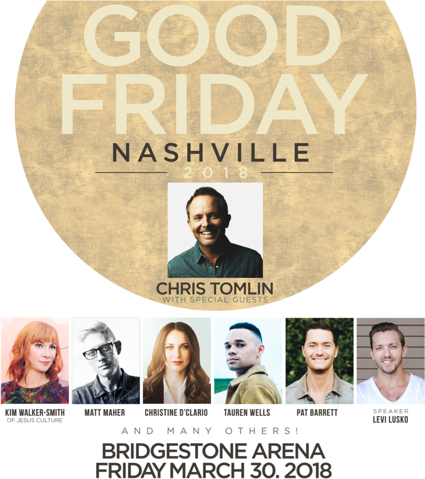 Goodfridaynashville2018 Info - Good Friday Nashville 2018 (1000x1000), Png Download