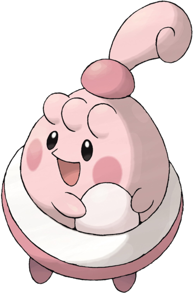Axolotl Clipart Pokemon - Happiny Pokemon Sun (600x600), Png Download