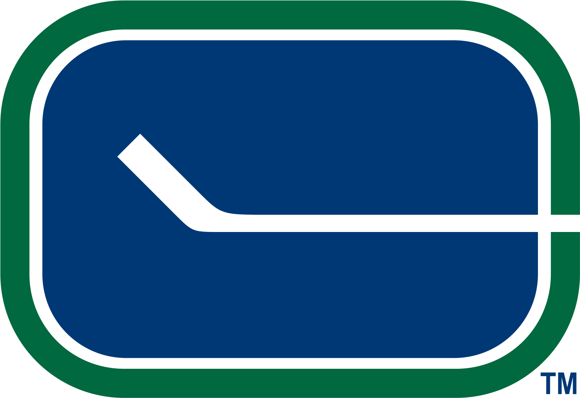 Open - Vancouver Canucks (2000x1404), Png Download