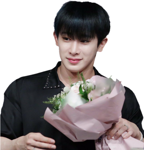 Kpop, Png, And Kpop Png Image - Wonho Monsta X Png (500x562), Png Download