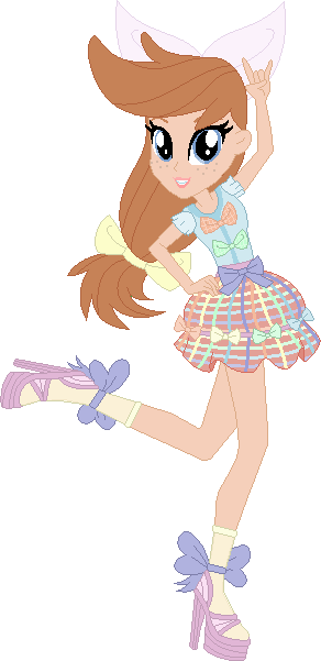 Archerinblue, Bow, Dancing, Deaf, Equestria Girls, - Cartoon (292x601), Png Download