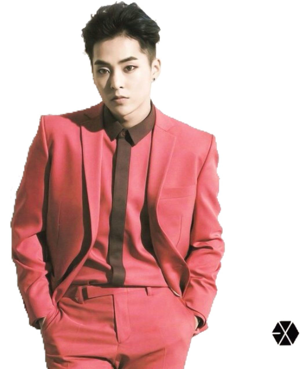 #lorrrrdt #wonho #monsta X - Gambar Xiumin Love Me Right (1280x1270), Png Download