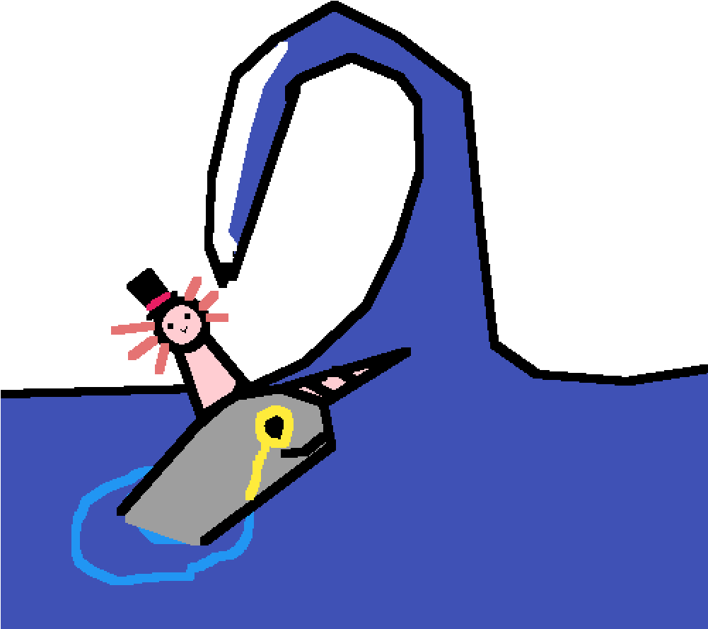 Axolotl On A Narwhal (1000x1000), Png Download