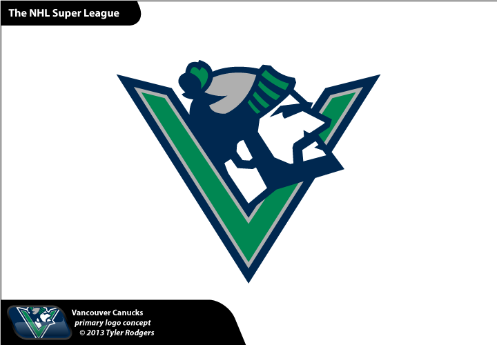 Mo6bkj9 - Vancouver Canucks Logo Concept (720x500), Png Download