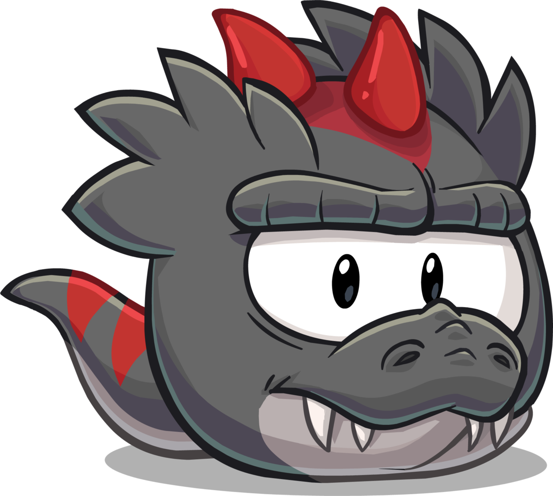 Blacktrexpuffle - Club Penguin Puffles Dino (1140x1024), Png Download