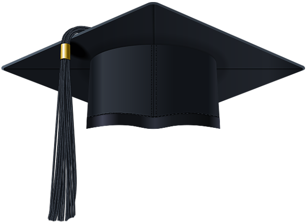 Graduation Cap Png Transparent Image - Hat Congrats (600x440), Png Download