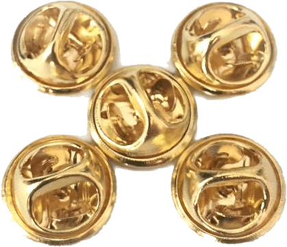 Gold Butterfly Pin Clutches - Gold (1024x1024), Png Download