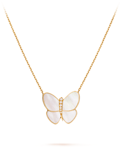 Butterfly Pendant, - Detail View - Vcara63400 - Van - Jewellery (535x535), Png Download