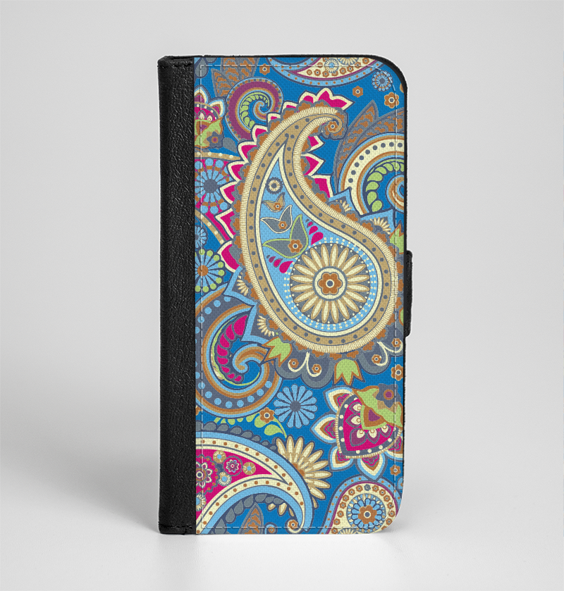 The Subtle Blue & Yellow Paisley Pattern Ink-fuzed - 18 Inch Vintage Cotton Linen Throw Pillow Case Cushion (800x839), Png Download