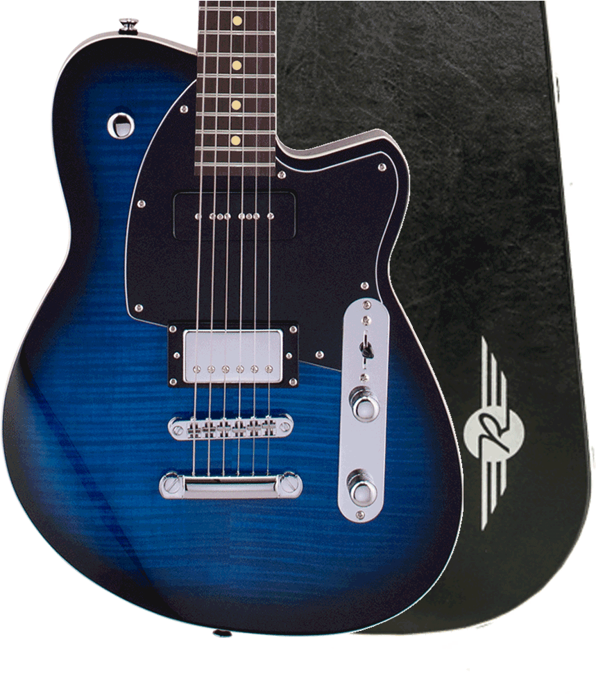 Reverend Double Agent Og With Rosewood Fingerboard - Reverend Charger 290 Tobacco Burst (1000x1000), Png Download
