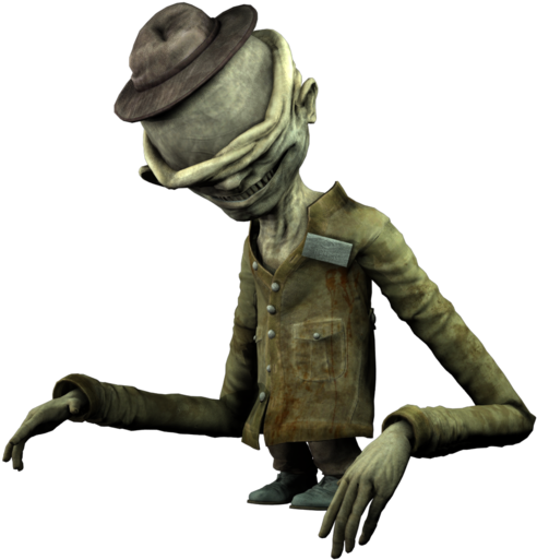 Little Nightmares Long Arms (539x576), Png Download