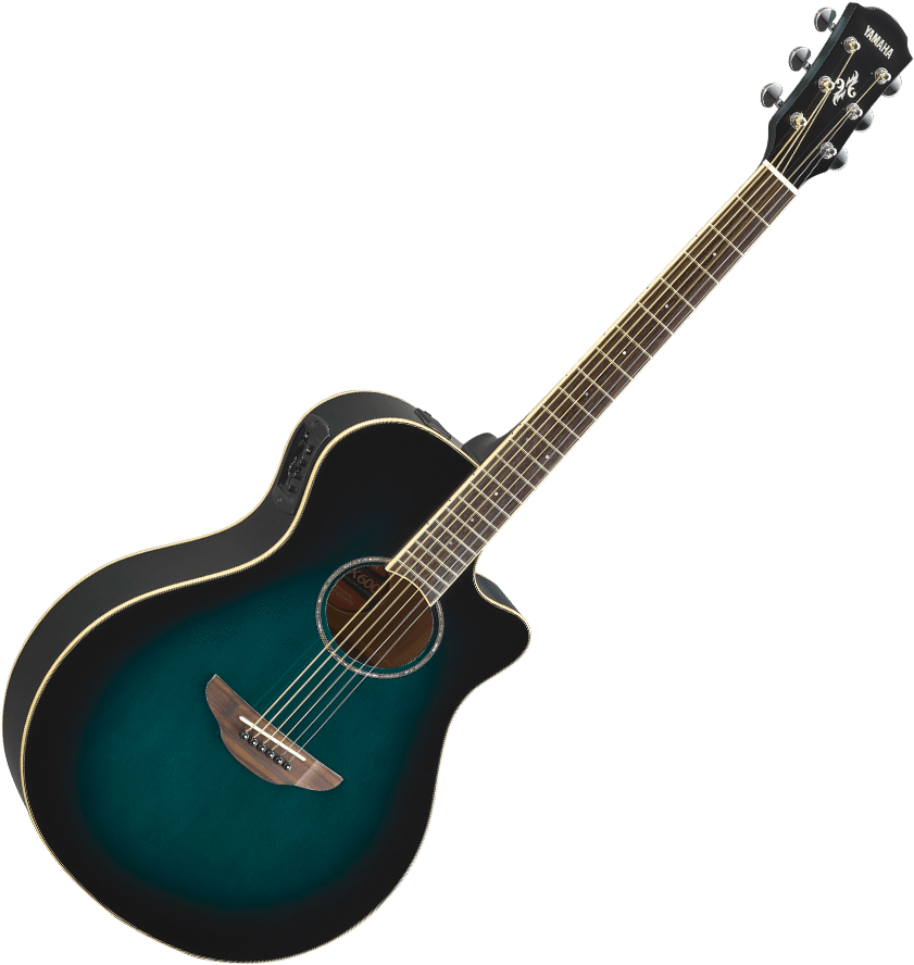 Yamaha Apx600 Acoustic-electric Guitar - Yamaha Apx 600 Bl (1000x1000), Png Download