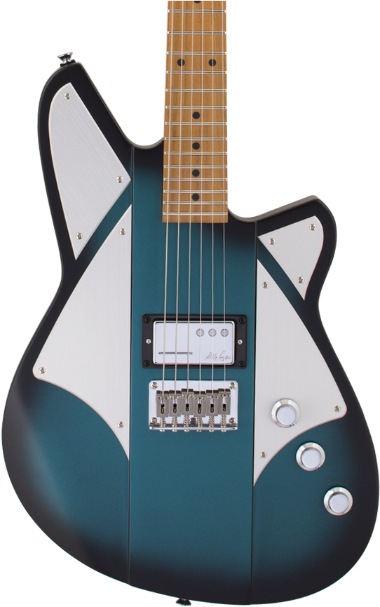 Reverend Billy Corgan Signature Terz Satin Deep Sea - Reverend Bc1 Billy Corgan Signature Guitar (306x480), Png Download