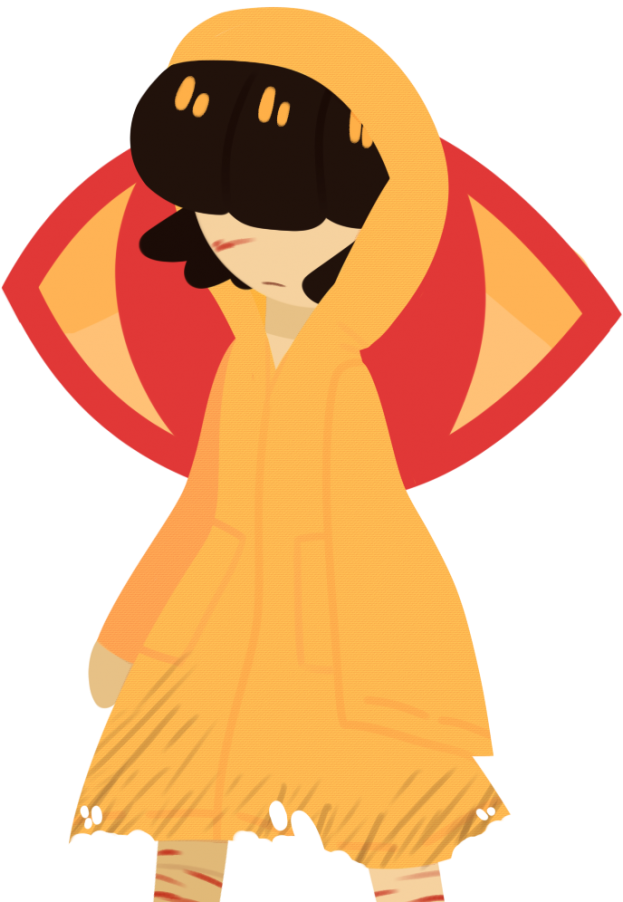 Little Nightmares - Six - Cartoon (823x1000), Png Download
