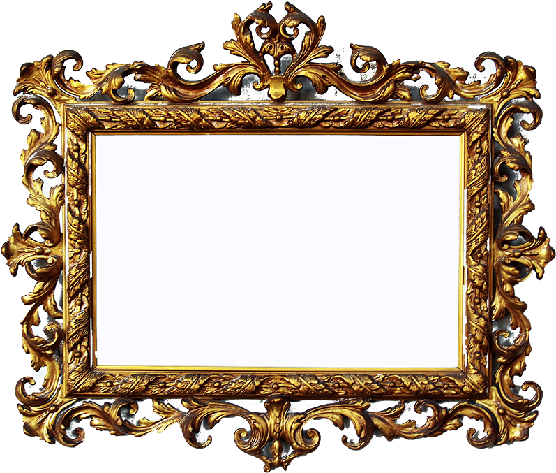Baroque-frame - (0+) Молитвослов В Путь Всея Земли (1000x676), Png Download