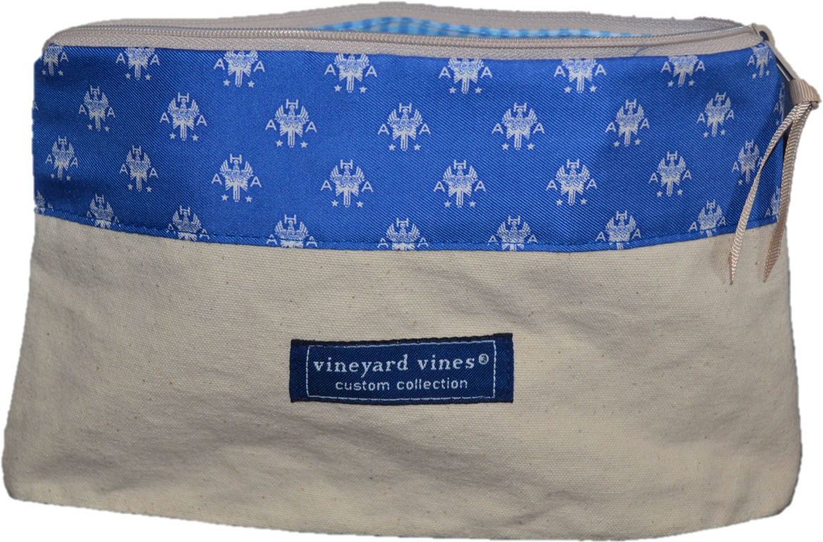 Custom Aha Canvas Makeup Bag By Vineyard Vines - Canvas (1500x1000), Png Download