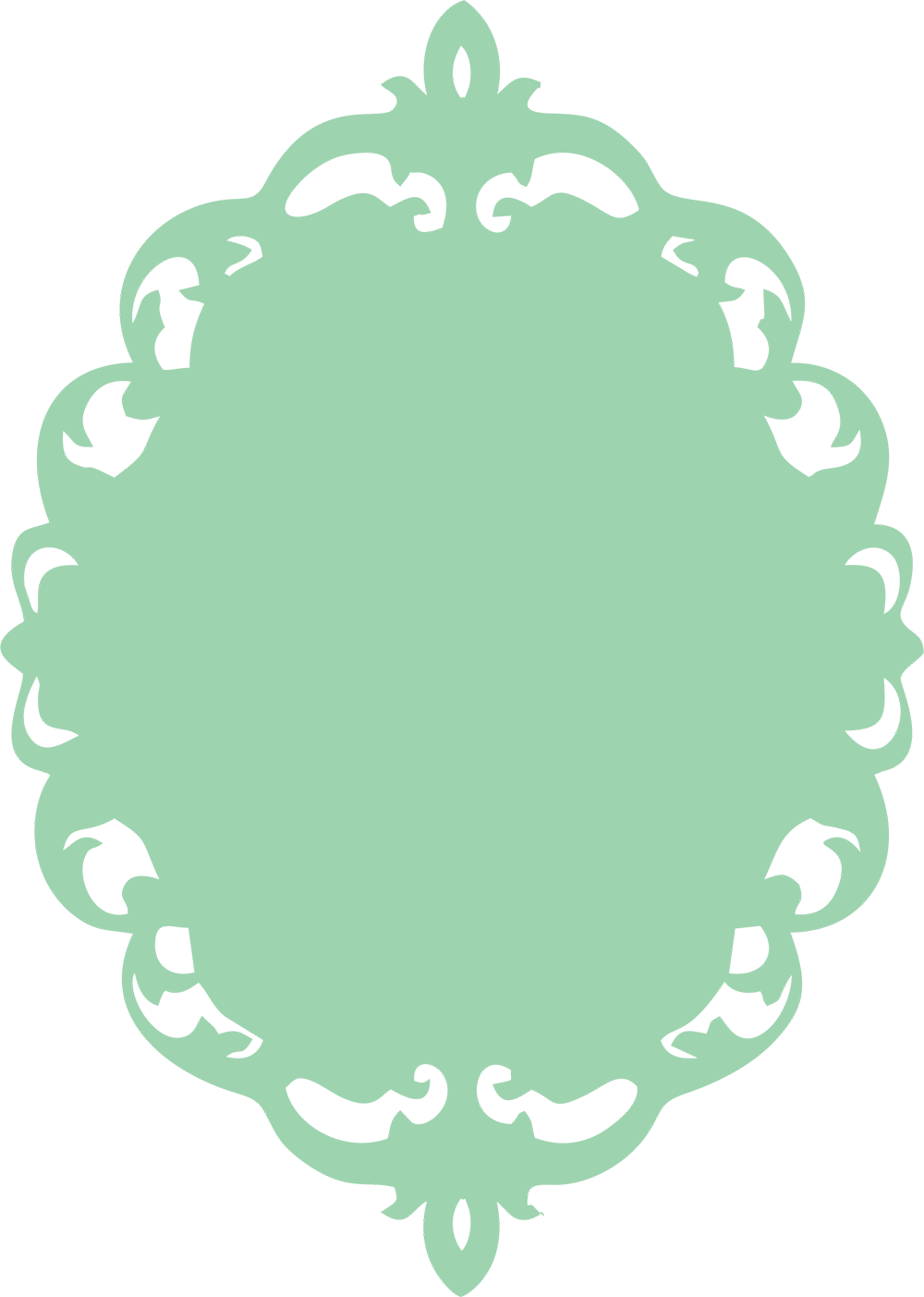One Of My Favorites Baroque Decor - Frames Realeza (1000x1403), Png Download