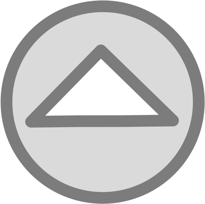 Computer Icons Pointer Arrow Cursor - Arrow Button (750x750), Png Download