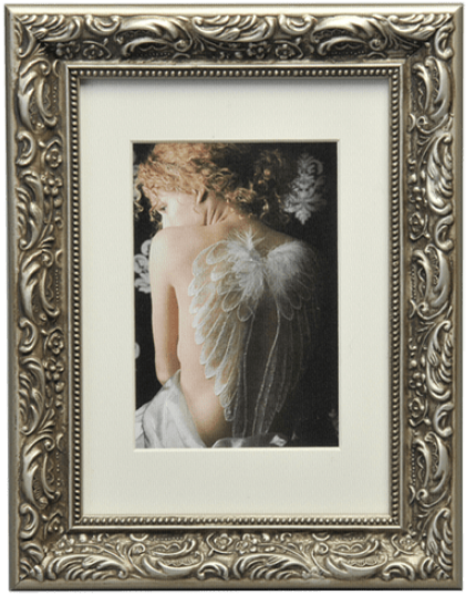 Henzo Chic Baroque Grey 13x18 Wooden Frame 8045018 (525x550), Png Download
