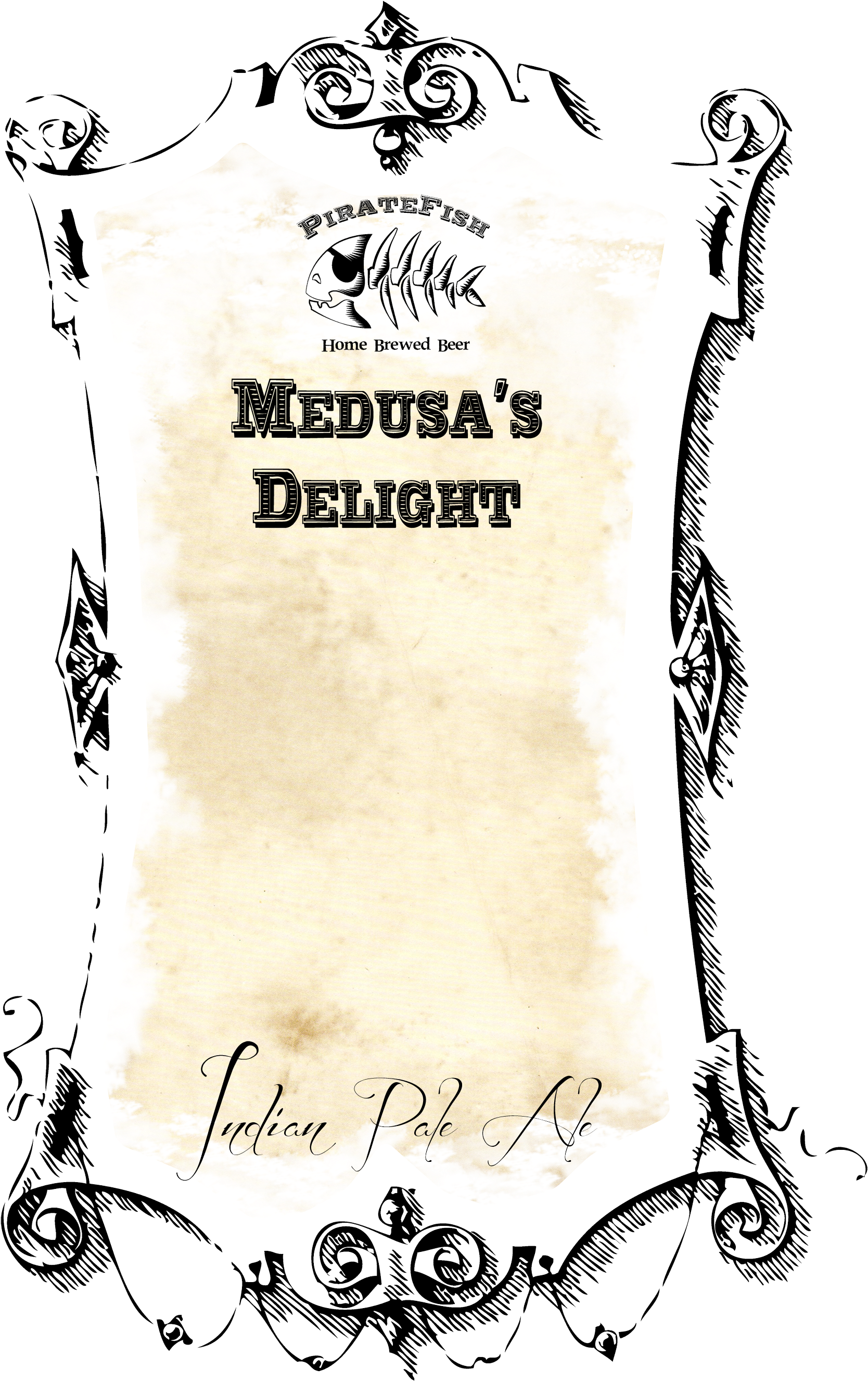 Free Home Brewed Beer Label Template By Reneetr - Potluck Press Brooklyn Bridge Towel (2000x2700), Png Download