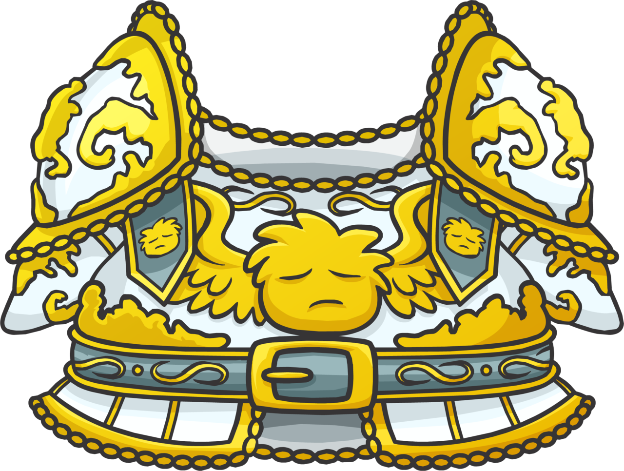 White Knight Armor Clothing Icon Id 4362 - Club Penguin Medieval Items (1280x966), Png Download