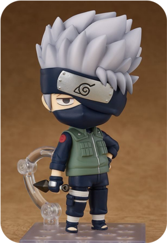 Naruto Shippuden Kakashi Hatake Nendoroid (500x500), Png Download