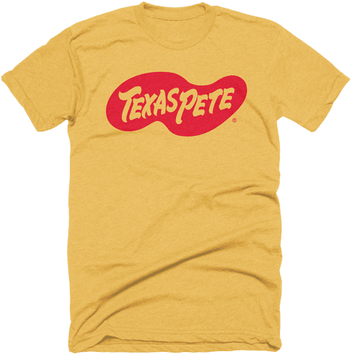 Cloud Yellow Tee Front - Texas Pete Hot Sauce T Shirt (500x500), Png Download
