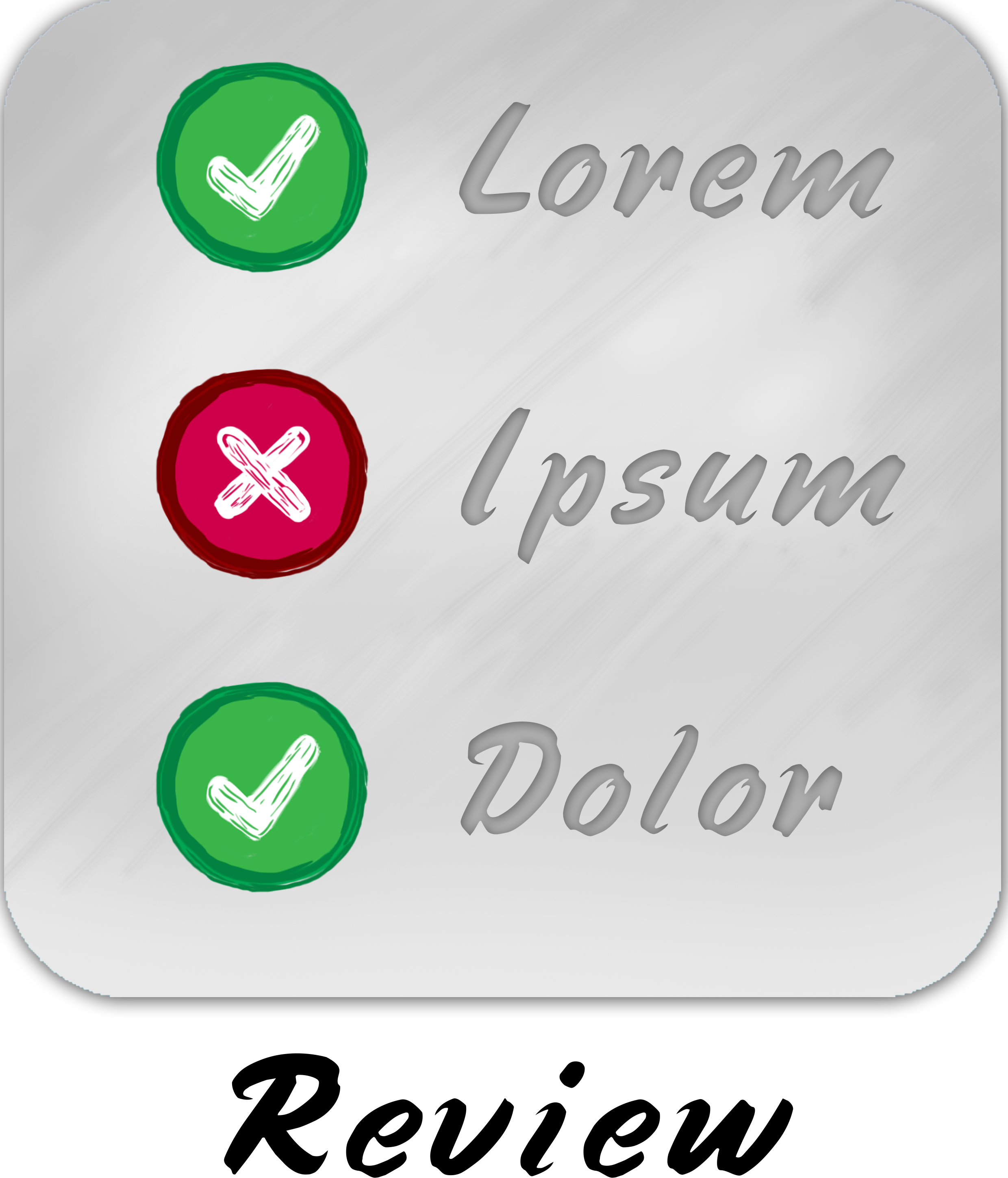 Learning The Review Widget - Sign (2480x2898), Png Download