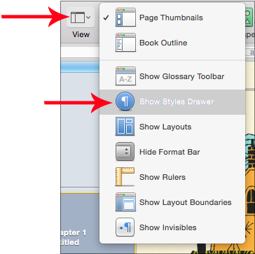 Show Styles Drawer - Ibooks Author (468x362), Png Download