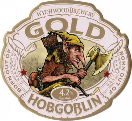 Wychwood Hobgoblin Golden 9g - Wychwood Brewery Hob Goblin Gold (450x410), Png Download